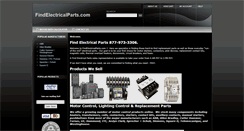 Desktop Screenshot of findelectricalparts.com